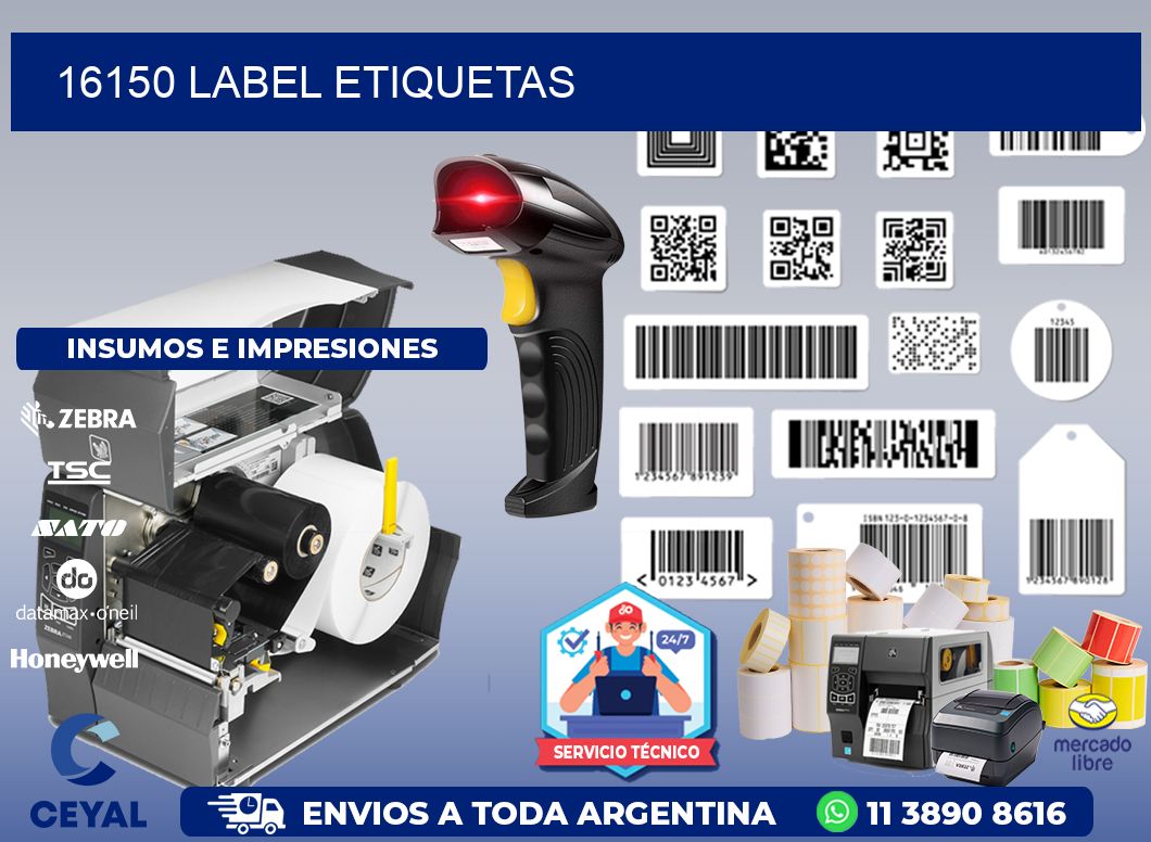 16150 LABEL ETIQUETAS