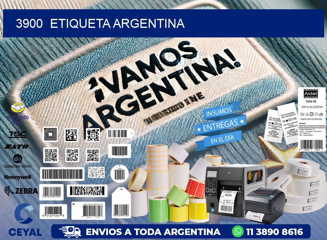 3900  ETIQUETA ARGENTINA