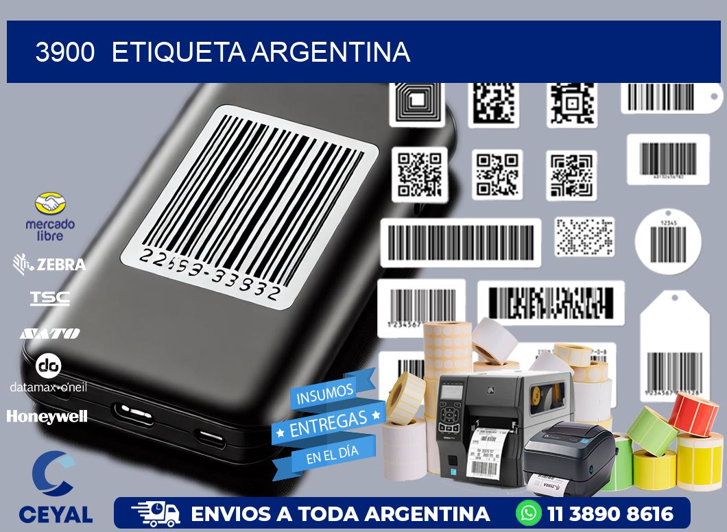 3900  ETIQUETA ARGENTINA