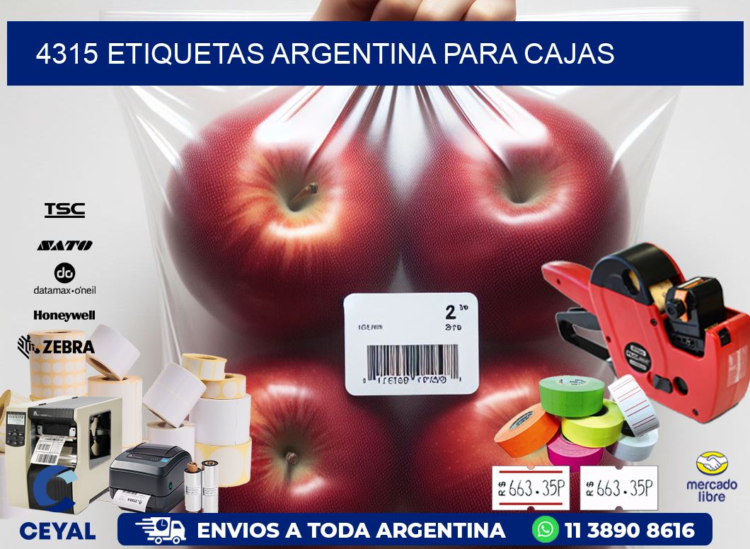 4315 ETIQUETAS ARGENTINA PARA CAJAS