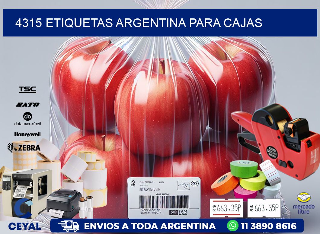 4315 ETIQUETAS ARGENTINA PARA CAJAS