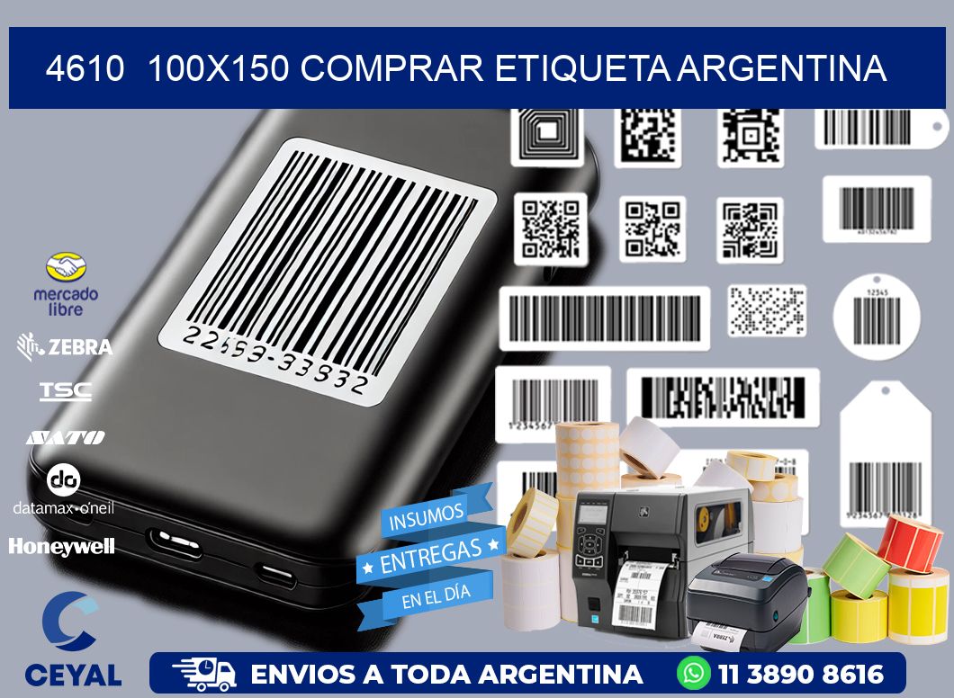 4610  100X150 COMPRAR ETIQUETA ARGENTINA