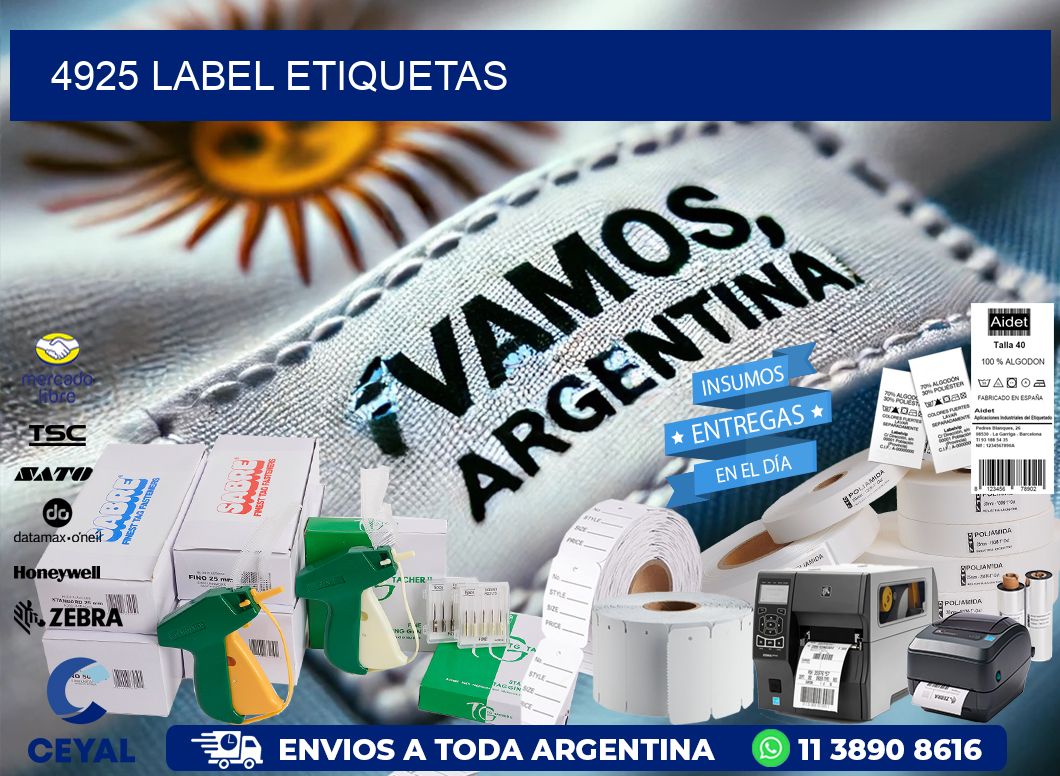 4925 LABEL ETIQUETAS