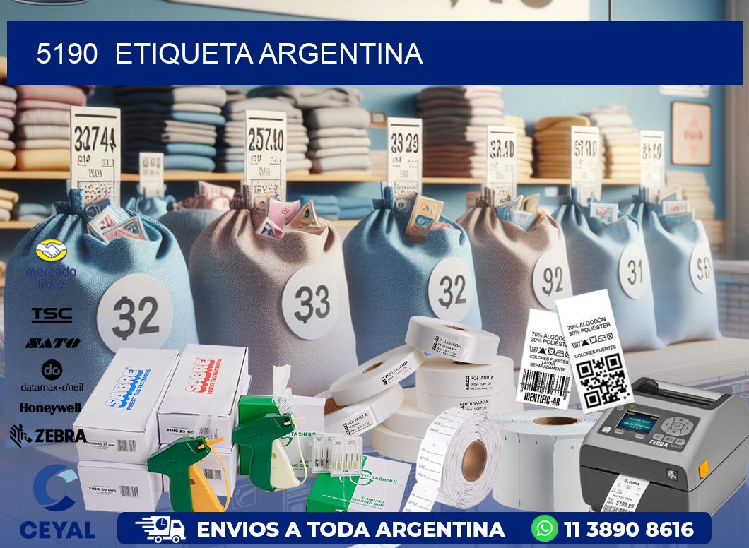 5190  ETIQUETA ARGENTINA