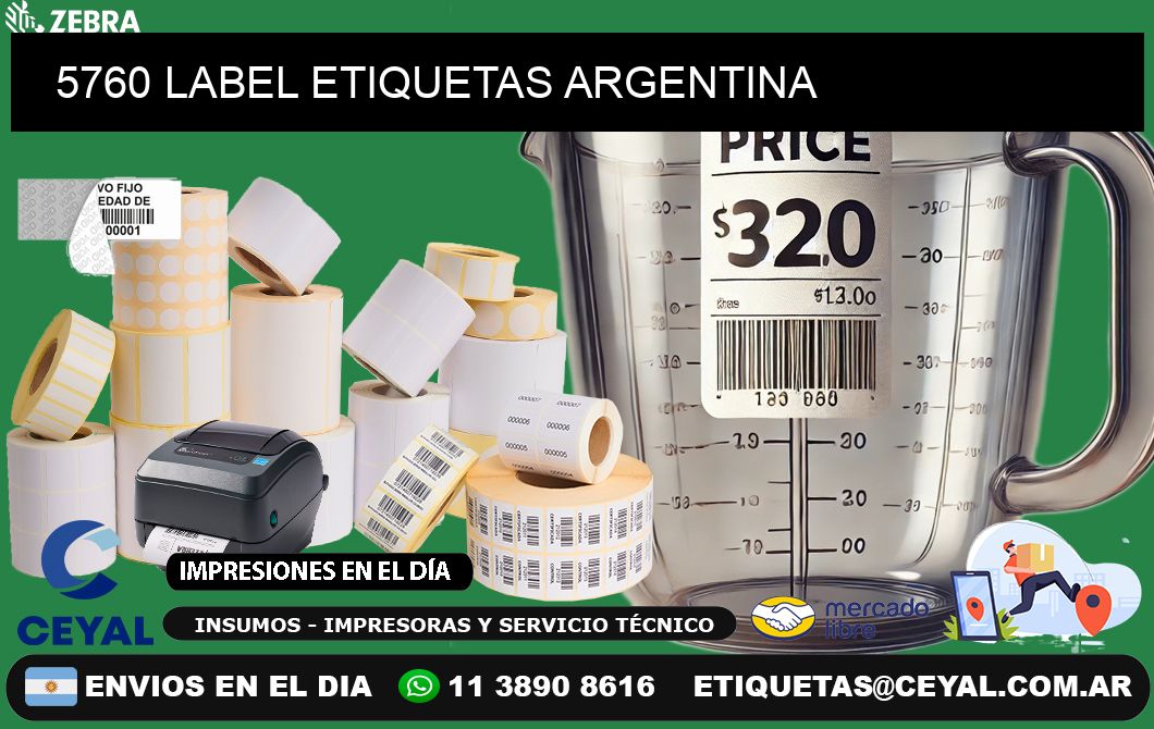 5760 LABEL ETIQUETAS ARGENTINA