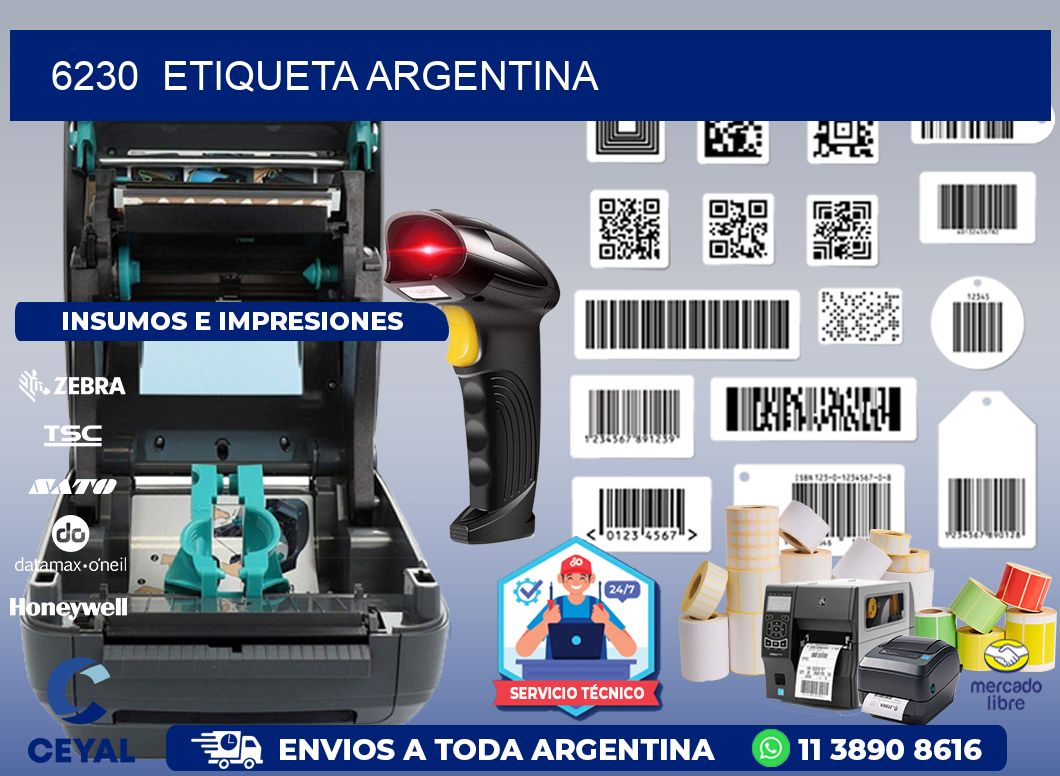 6230  ETIQUETA ARGENTINA