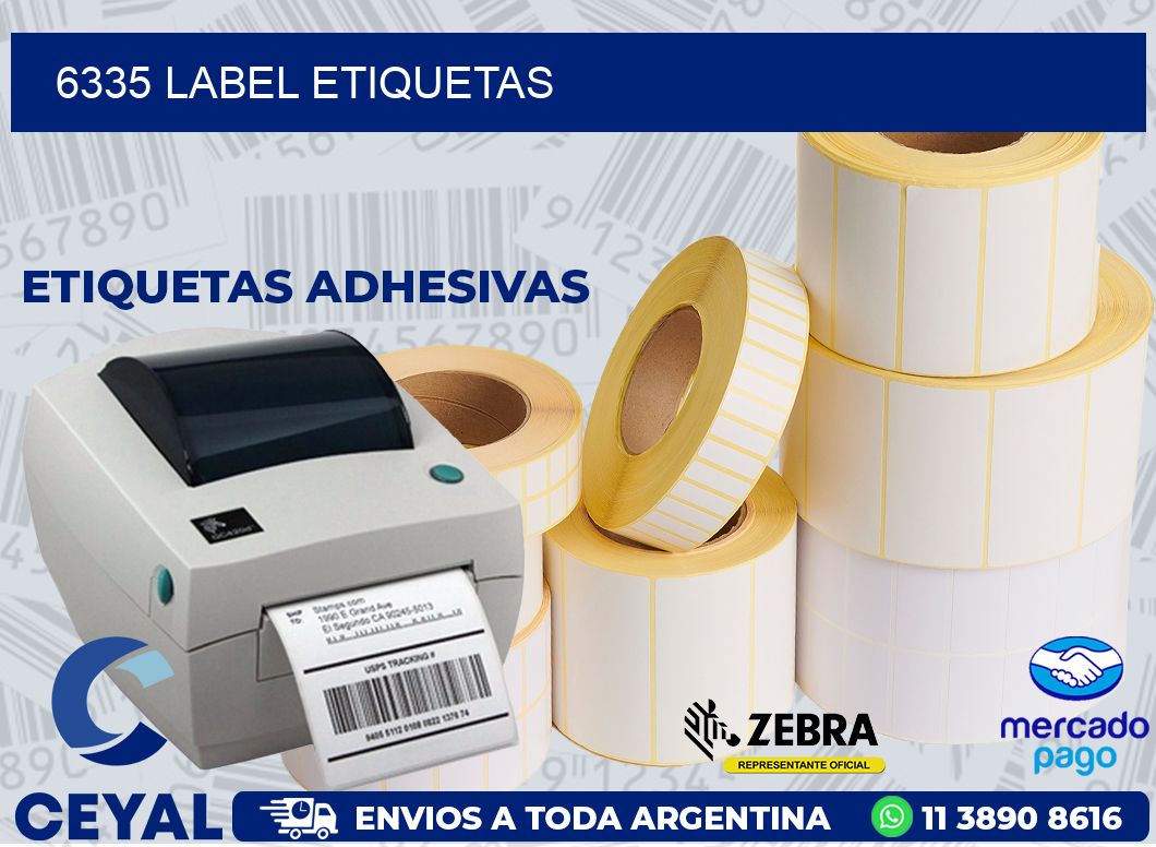 6335 LABEL ETIQUETAS