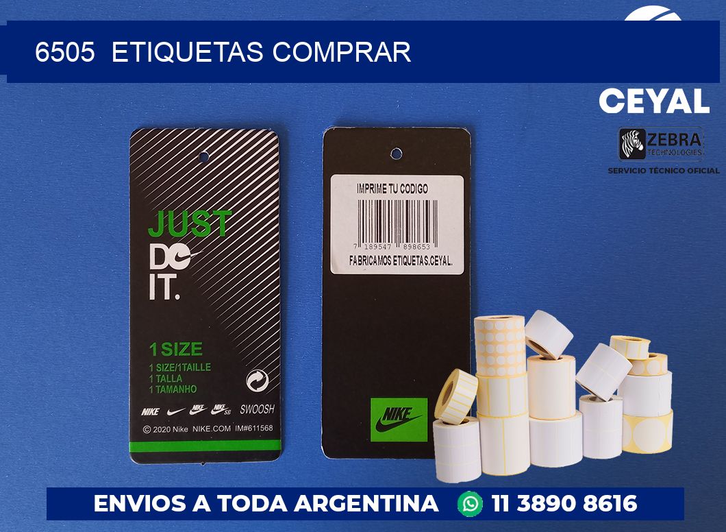 6505  ETIQUETAS COMPRAR