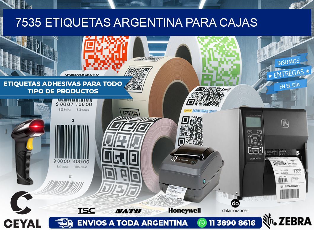 7535 ETIQUETAS ARGENTINA PARA CAJAS