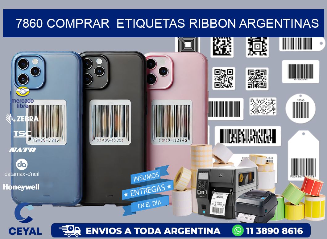 7860 COMPRAR  ETIQUETAS RIBBON ARGENTINAS