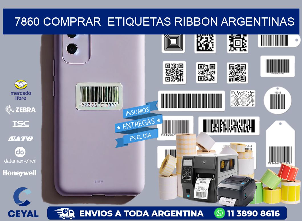 7860 COMPRAR  ETIQUETAS RIBBON ARGENTINAS