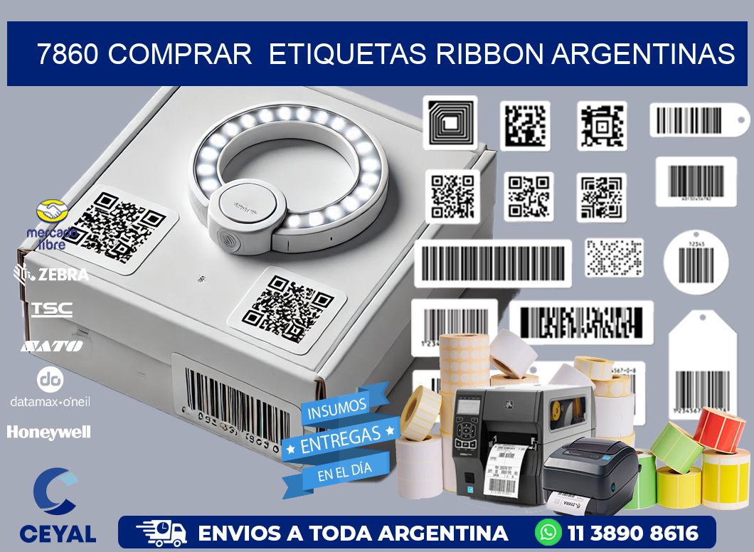 7860 COMPRAR  ETIQUETAS RIBBON ARGENTINAS