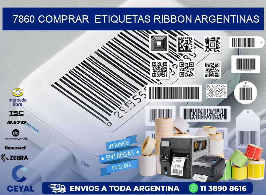 7860 COMPRAR  ETIQUETAS RIBBON ARGENTINAS