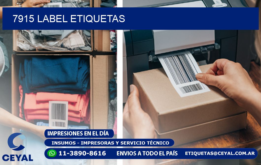 7915 LABEL ETIQUETAS
