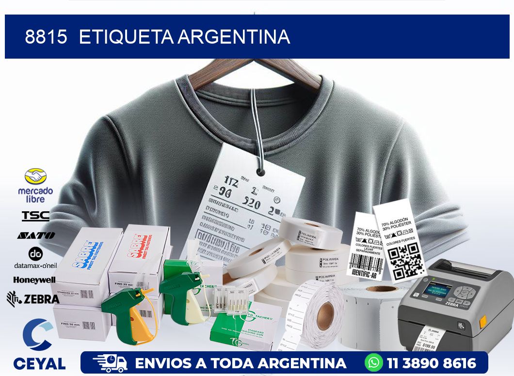 8815  ETIQUETA ARGENTINA