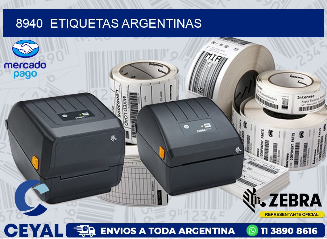 8940  ETIQUETAS ARGENTINAS