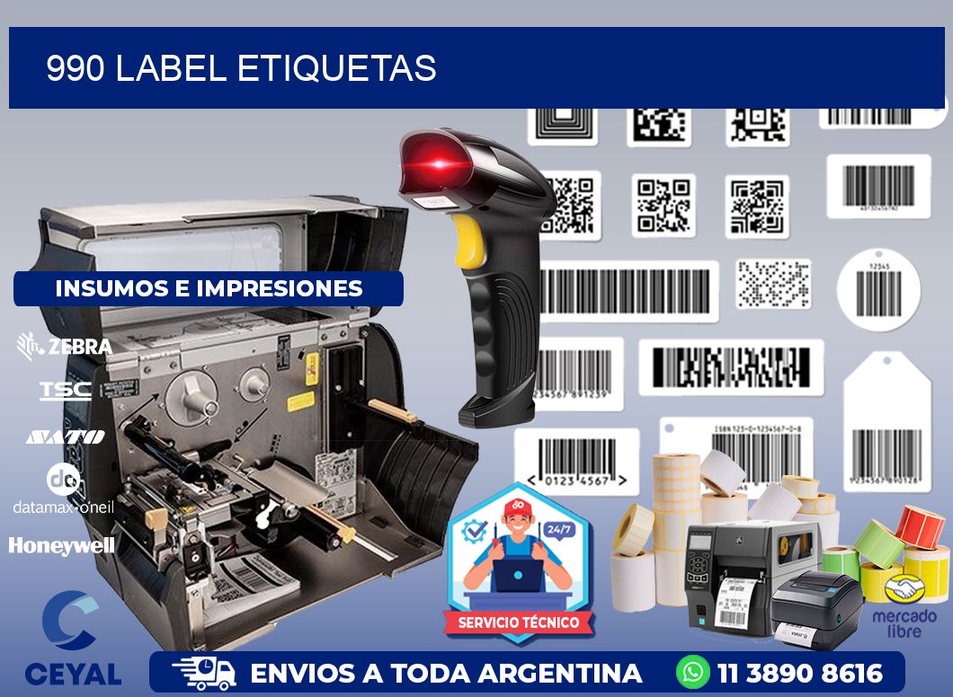 990 LABEL ETIQUETAS