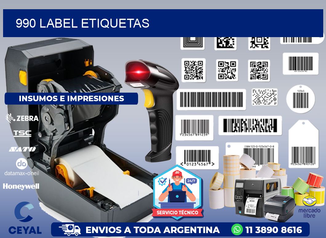 990 LABEL ETIQUETAS