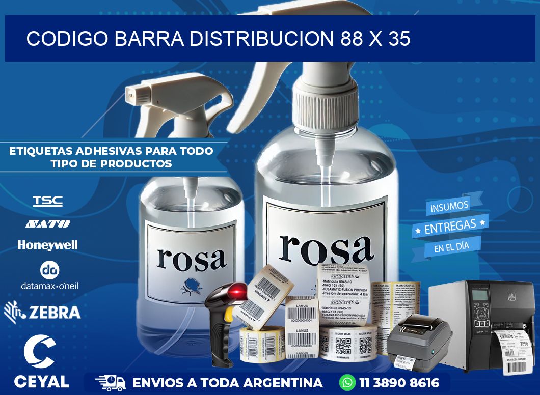 CODIGO BARRA DISTRIBUCION 88 x 35