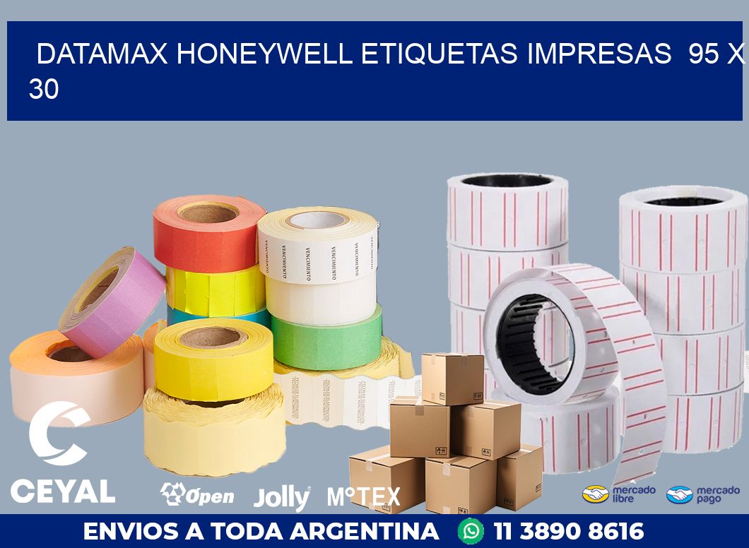 DATAMAX HONEYWELL ETIQUETAS IMPRESAS  95 x 30