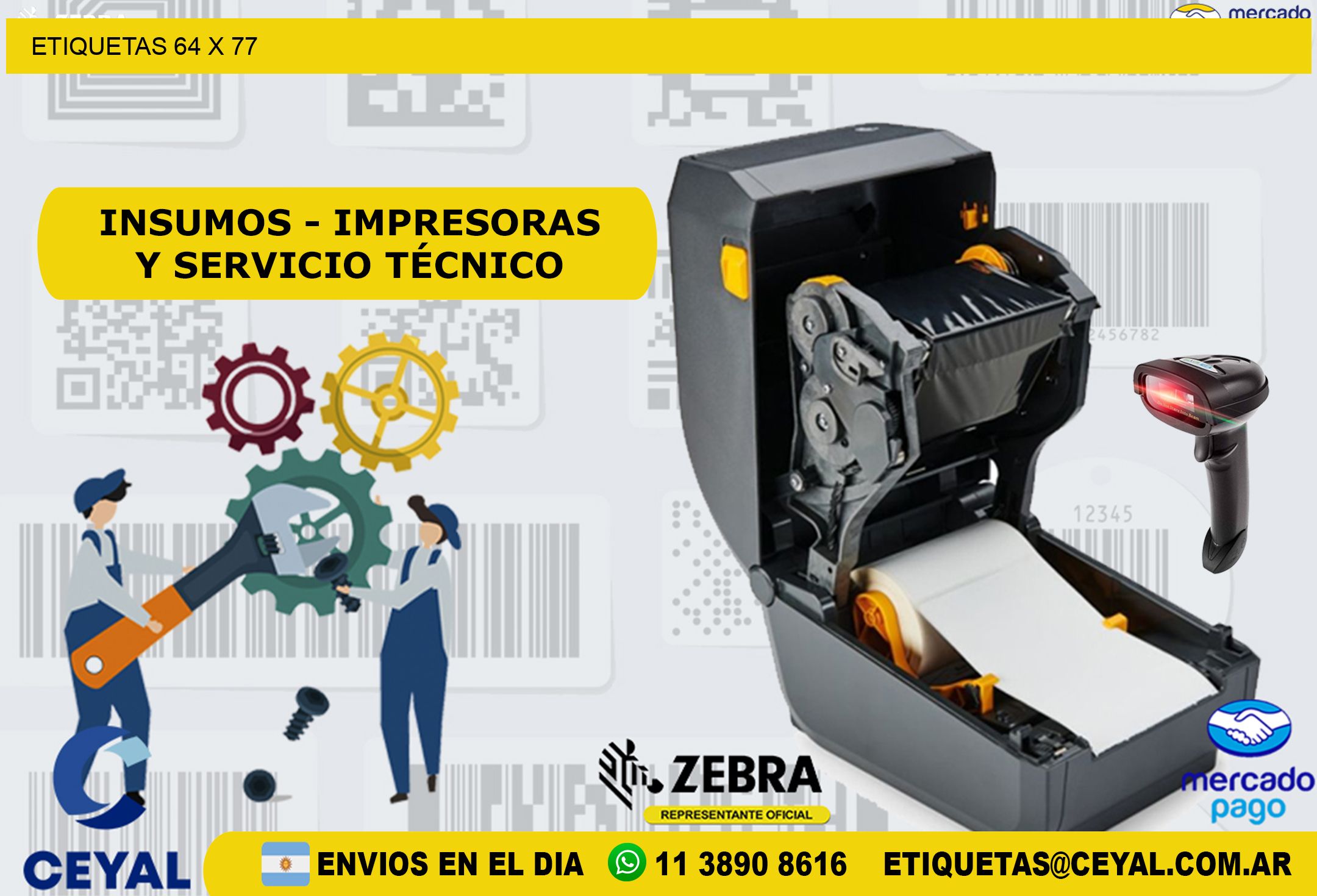 ETIQUETAS 64 x 77