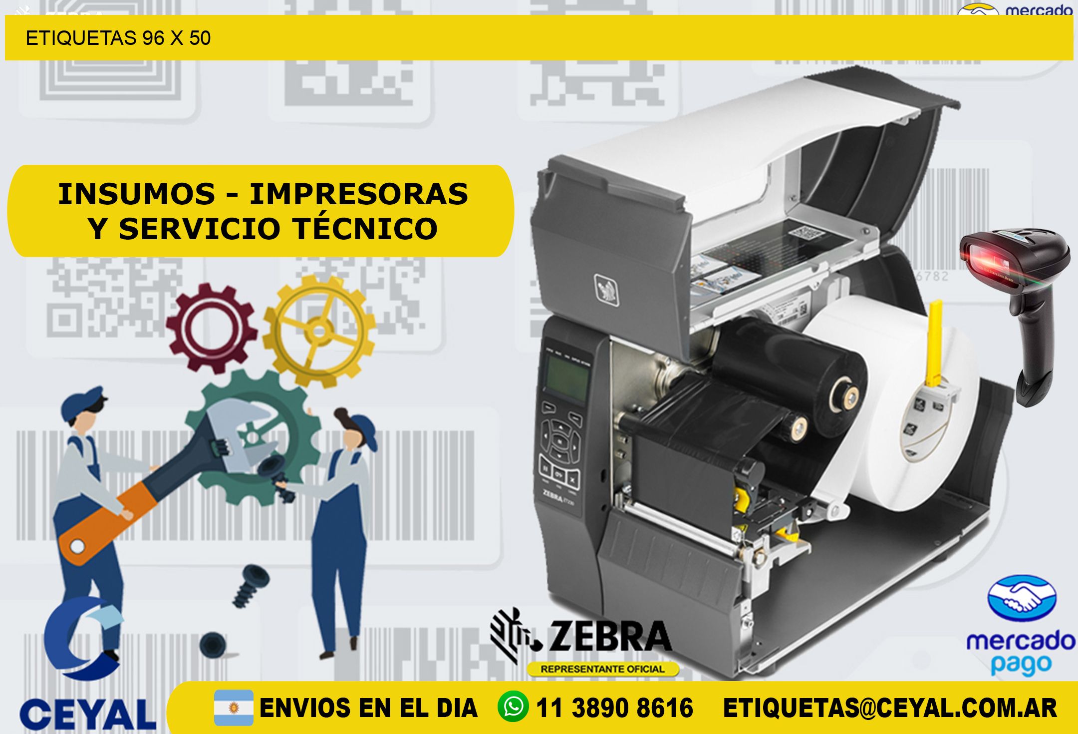 ETIQUETAS 96 x 50