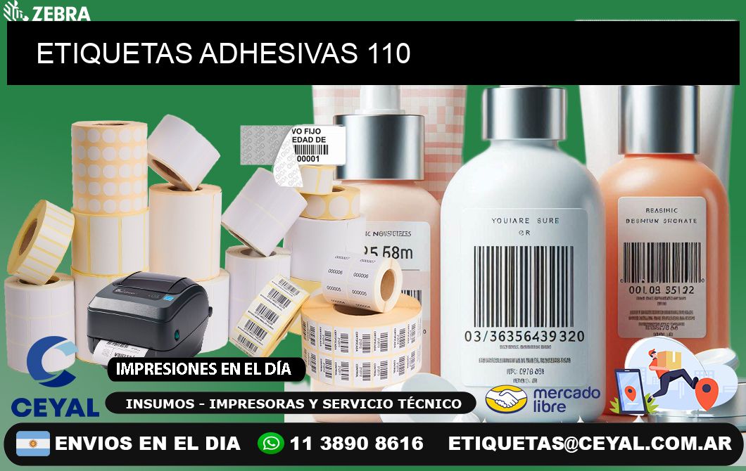 ETIQUETAS ADHESIVAS 110