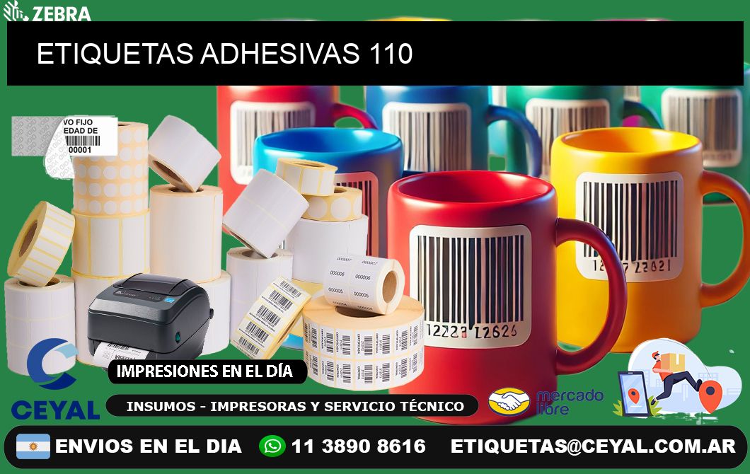 ETIQUETAS ADHESIVAS 110