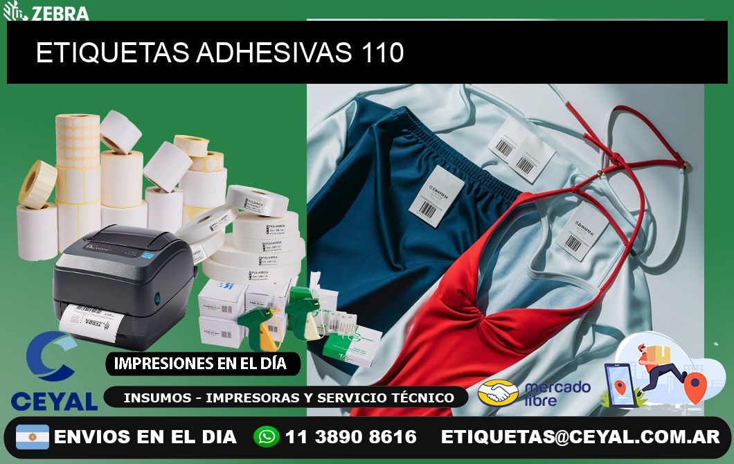 ETIQUETAS ADHESIVAS 110