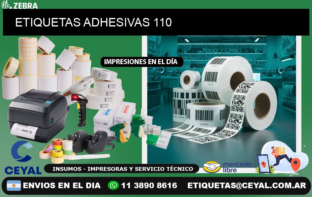 ETIQUETAS ADHESIVAS 110