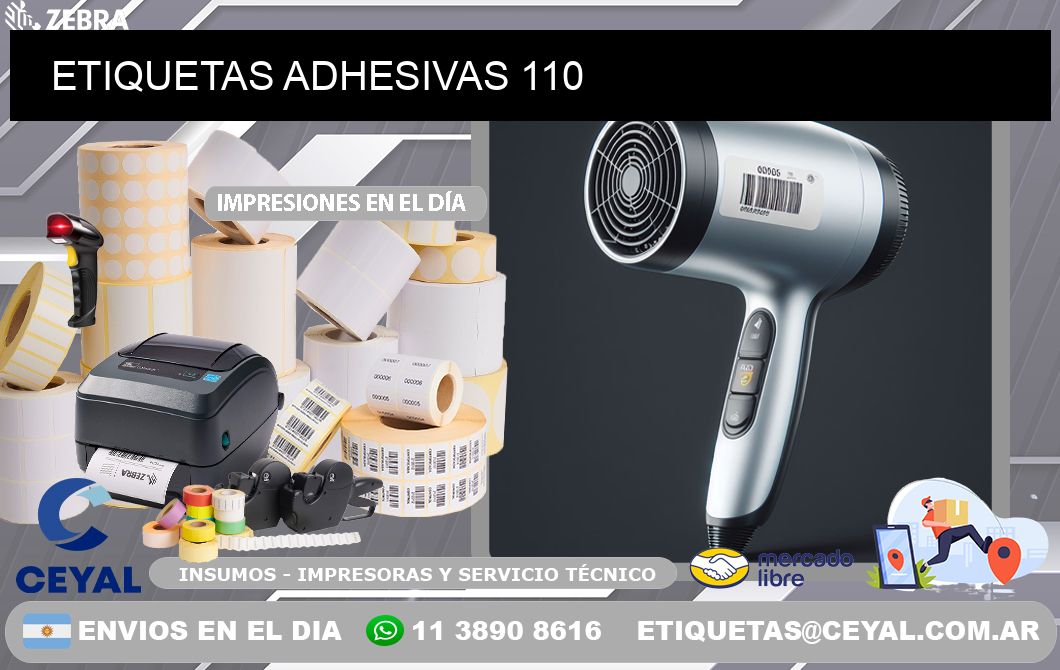 ETIQUETAS ADHESIVAS 110