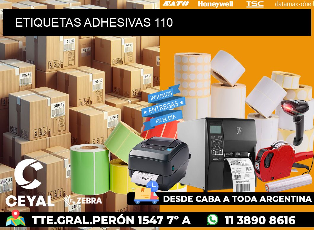 ETIQUETAS ADHESIVAS 110