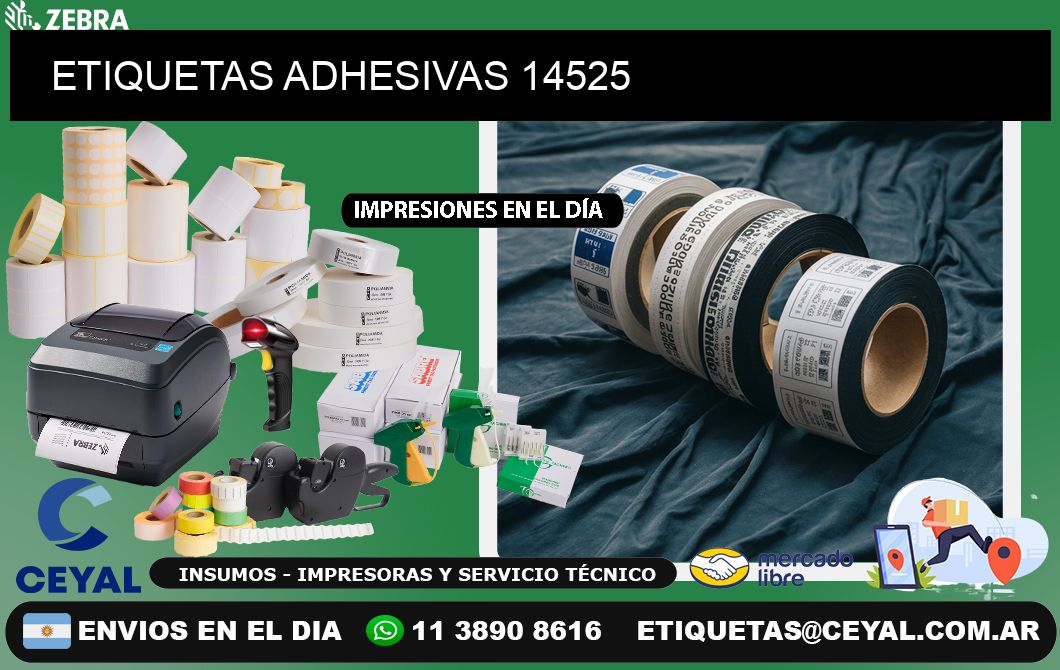 ETIQUETAS ADHESIVAS 14525