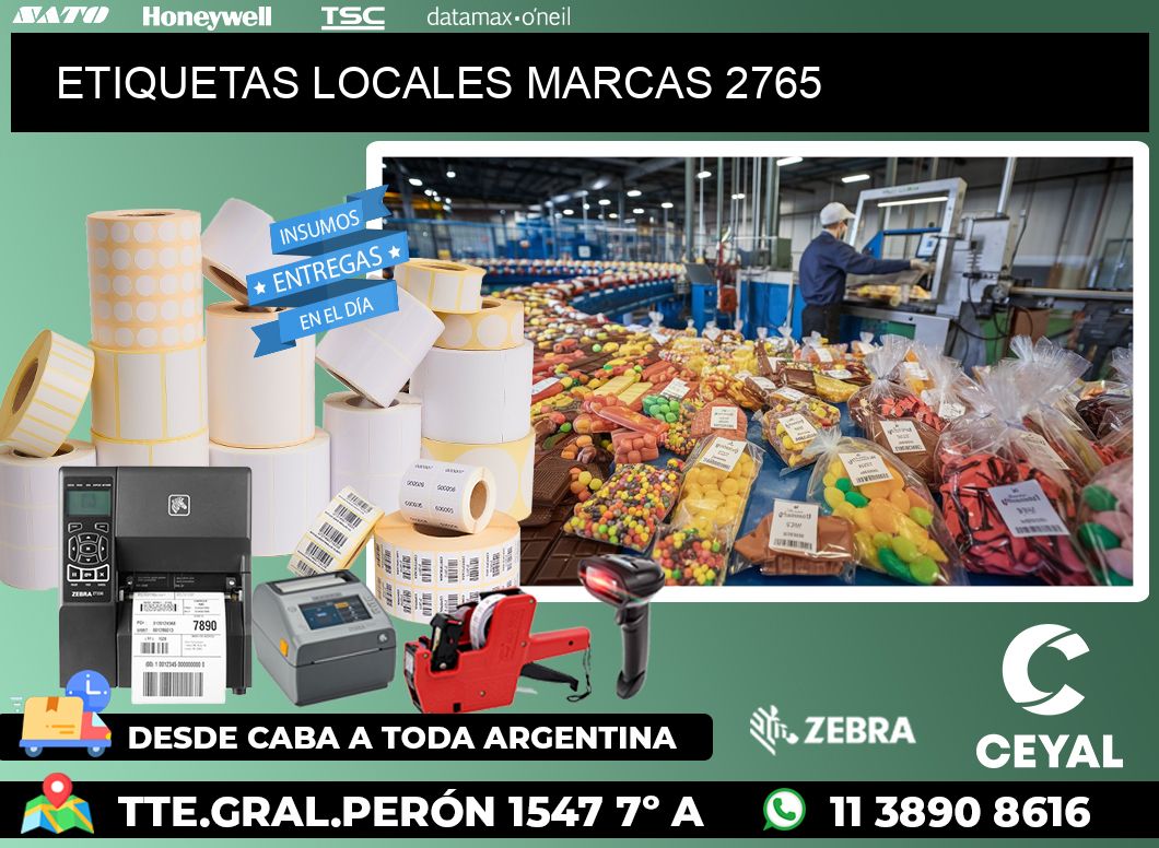 ETIQUETAS LOCALES MARCAS 2765