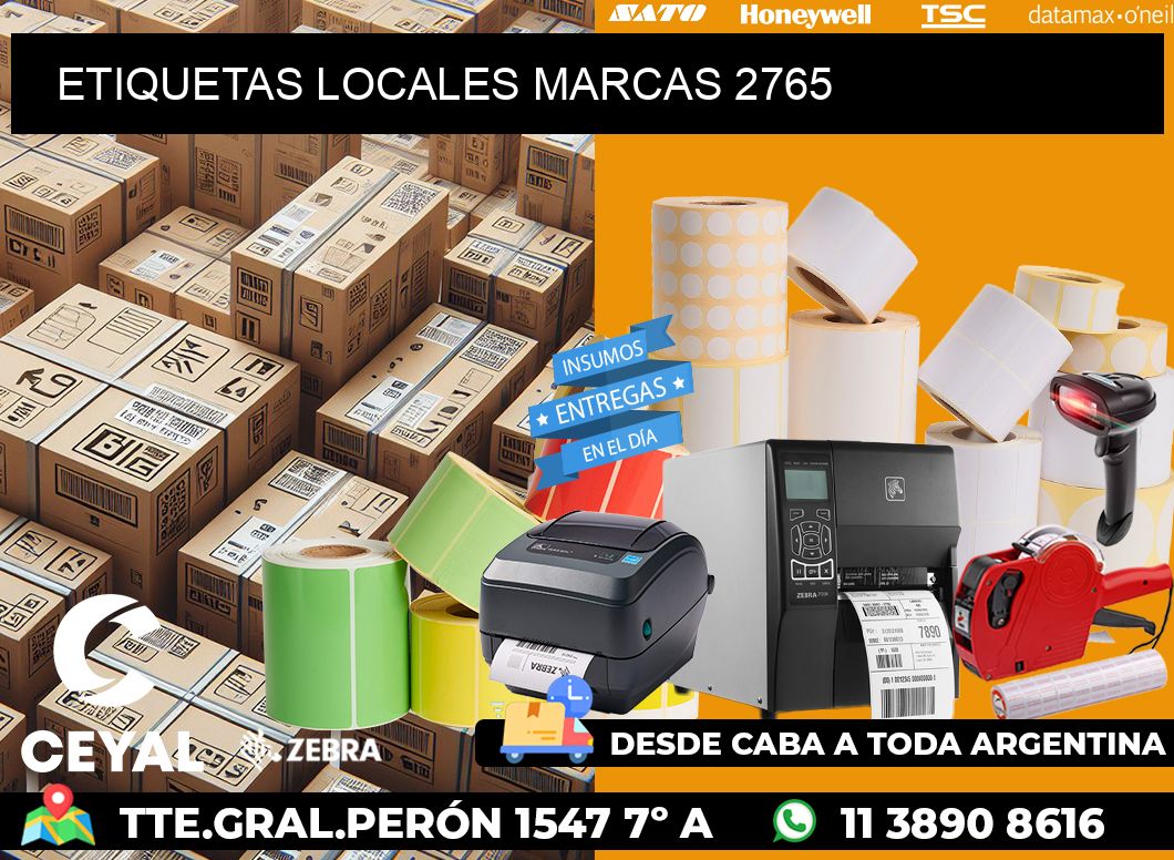 ETIQUETAS LOCALES MARCAS 2765