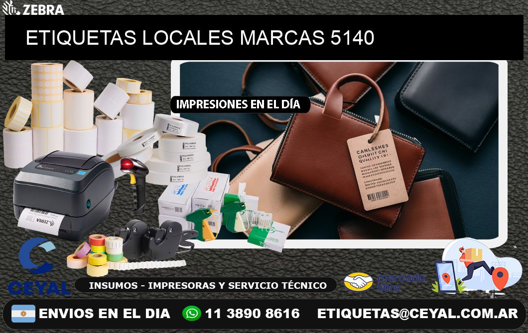 ETIQUETAS LOCALES MARCAS 5140