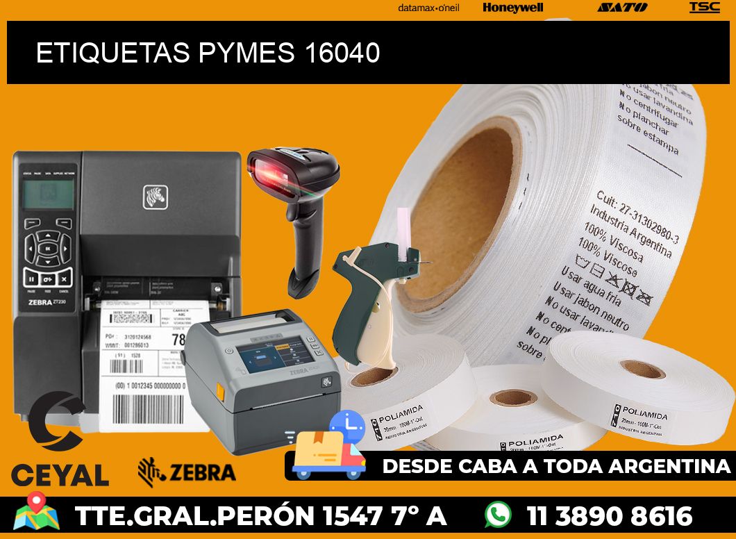 ETIQUETAS PYMES 16040