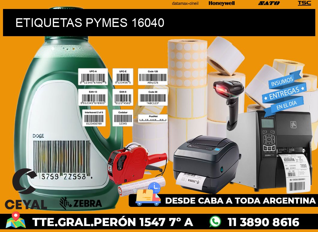 ETIQUETAS PYMES 16040