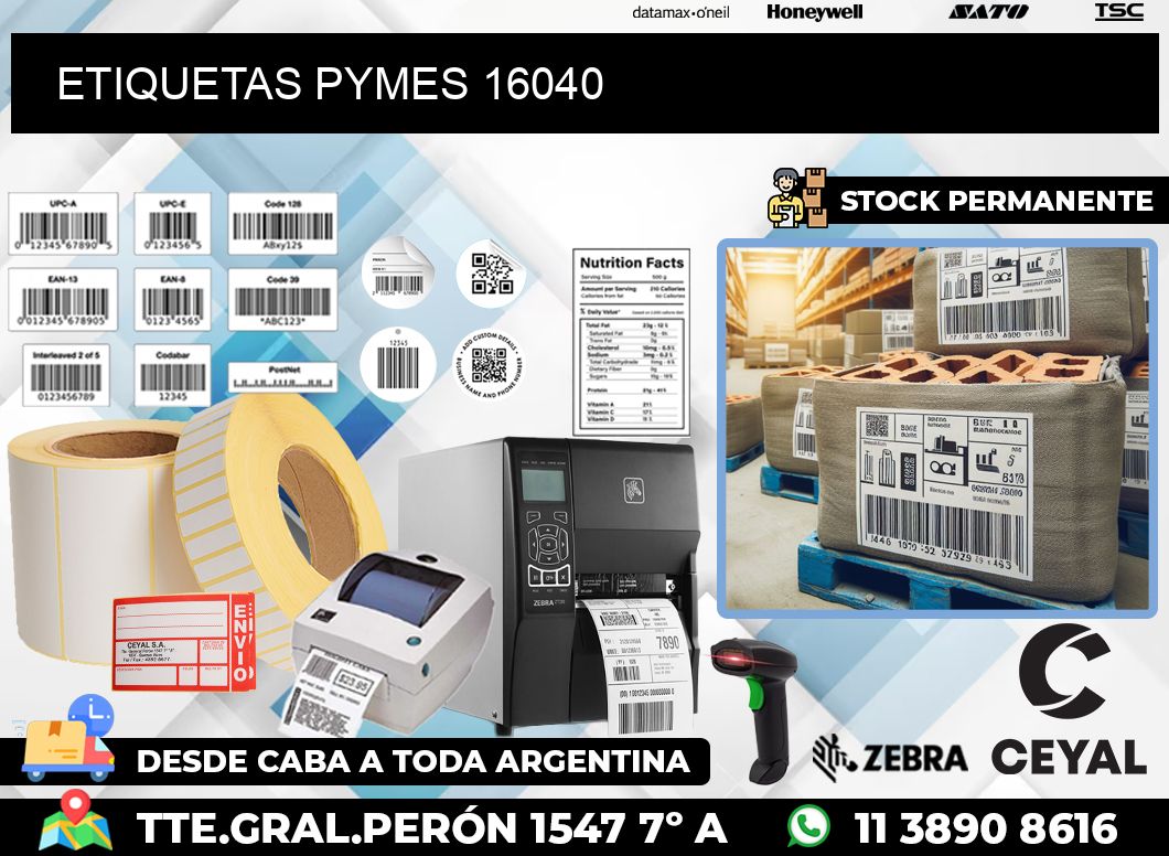 ETIQUETAS PYMES 16040