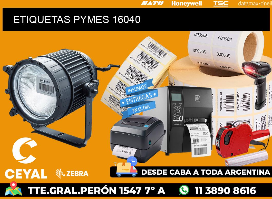 ETIQUETAS PYMES 16040