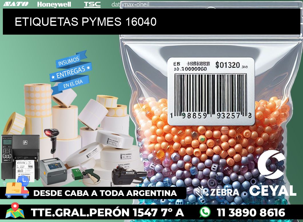 ETIQUETAS PYMES 16040