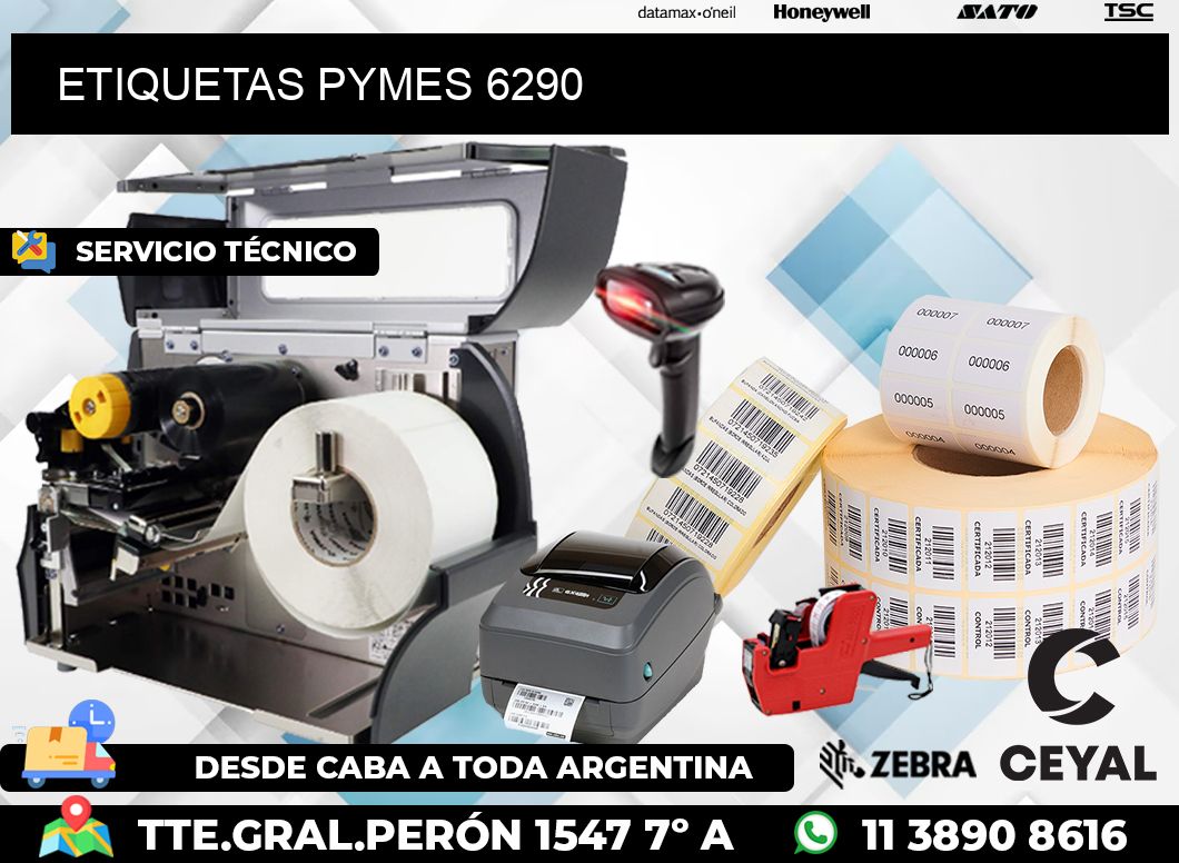 ETIQUETAS PYMES 6290