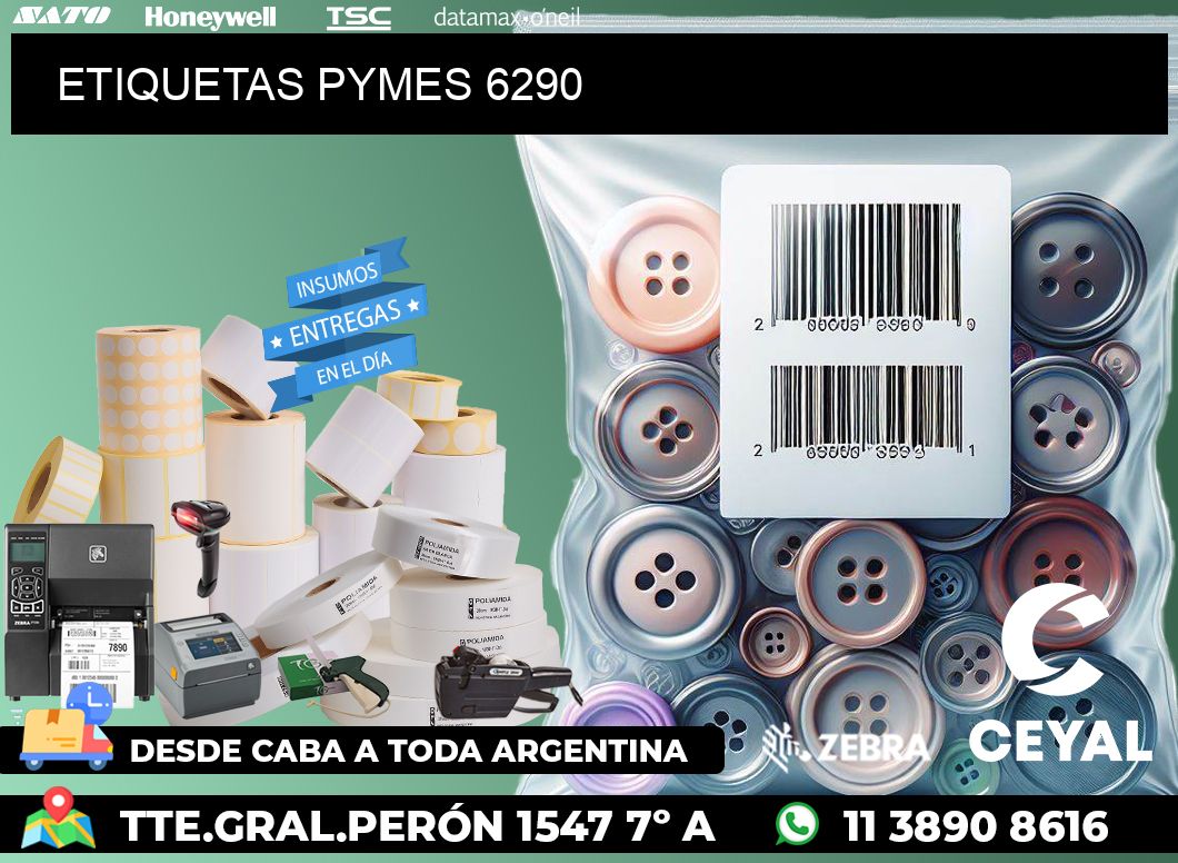 ETIQUETAS PYMES 6290