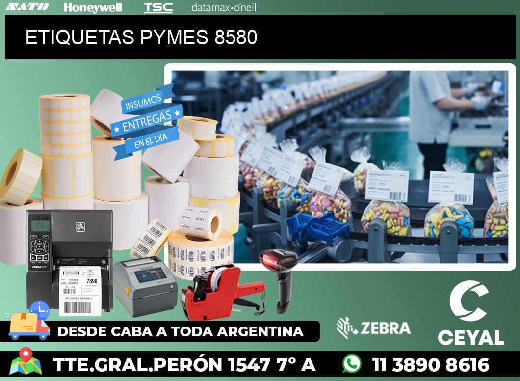 ETIQUETAS PYMES 8580