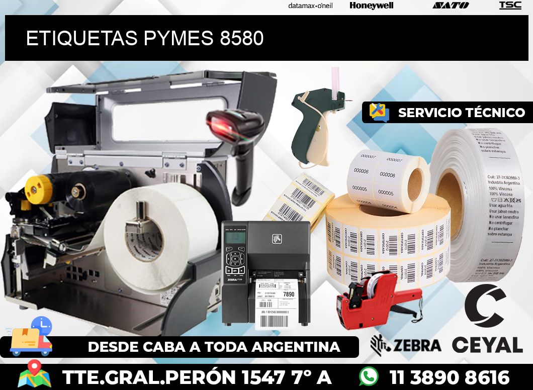 ETIQUETAS PYMES 8580