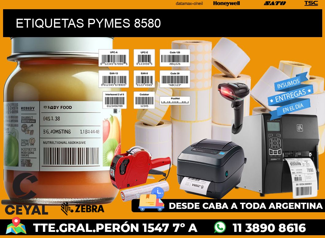 ETIQUETAS PYMES 8580