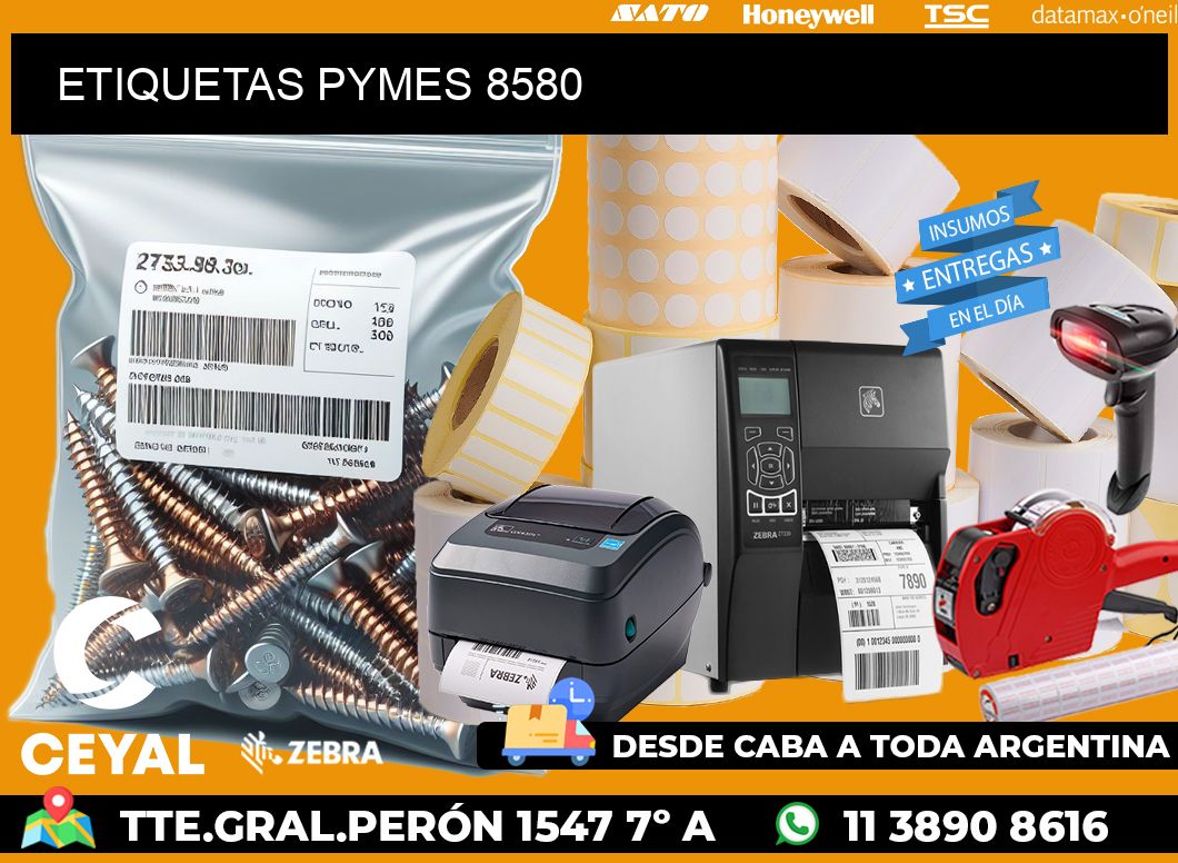 ETIQUETAS PYMES 8580