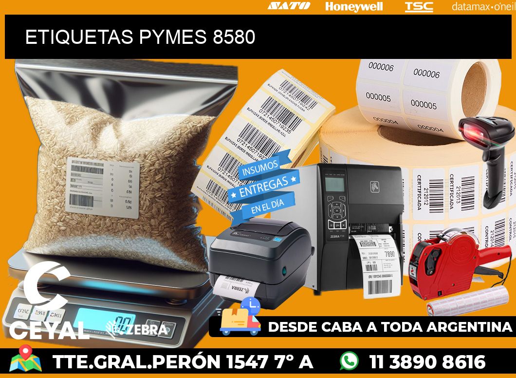 ETIQUETAS PYMES 8580