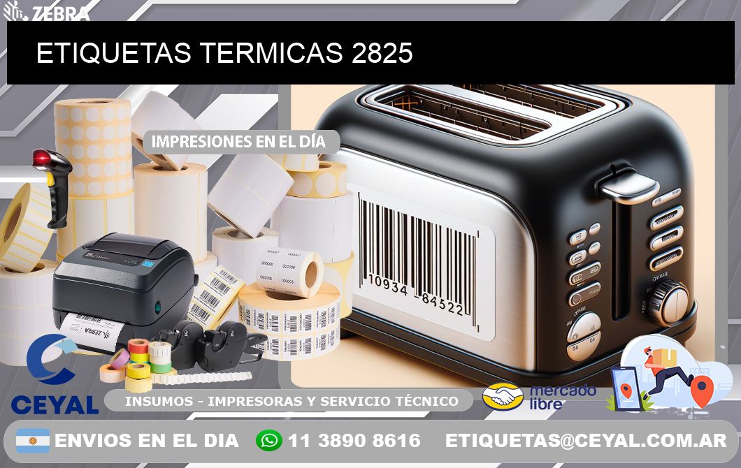 ETIQUETAS TERMICAS 2825