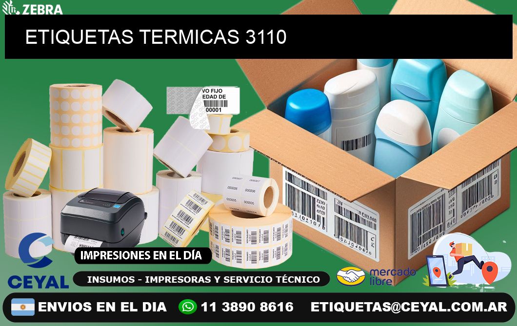 ETIQUETAS TERMICAS 3110